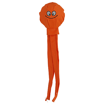 Hondenspeelgoed Octofloat Smiley met Piep Oranje 40 cm