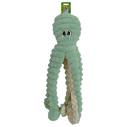 Hondenspeelgoed Octopus met Piep Groen 65 cm