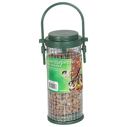 Voerdispenser met <br>210 gr Pinda's