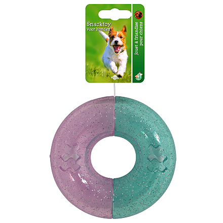 Hondenspeelgoed Snackring Paars/Groen
