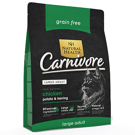 Natural Health Kattenvoer Adult Large Carnivore 7,5 kg