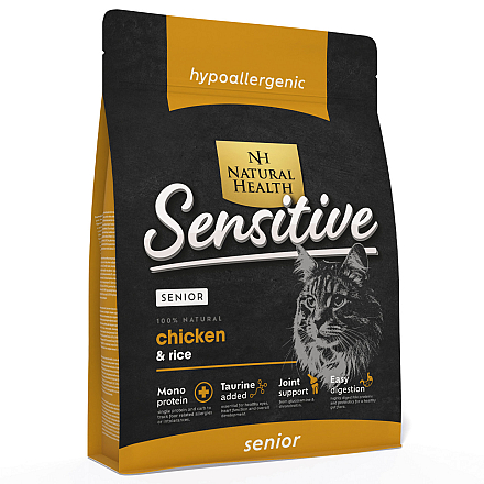 Natural Health Kattenvoer Senior Sensitive Chicken 1,5 kg