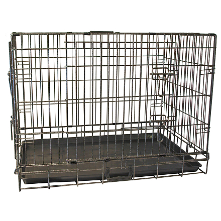 Hondenbench Premium 2-deurs Hamerslag