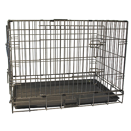 Hondenbench Premium 2-deurs Hamerslag