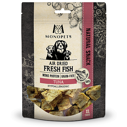 Monopets Air Dried Fresh Fish XL Cubes Tuna 100 gr