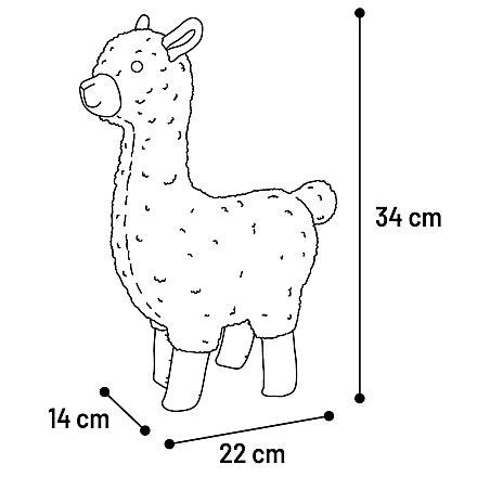 Flamingo Hondenspeelgoed Cino Alpaca Groen