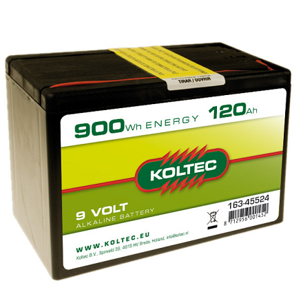 KOLTEC batterij 9Volt - 900Wh 120Ah
