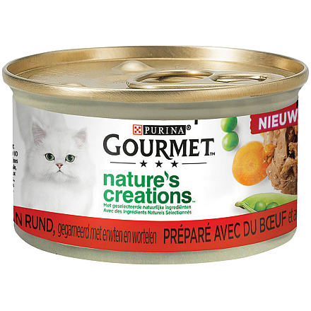 Gourmet kattenvoer Nature's Creations Rund 85 gr