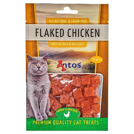 Antos Kattensnack Flaked Chicken 50 gr
