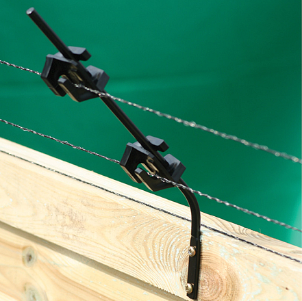 KOLTEC isolatorsteunen voor schuttingen