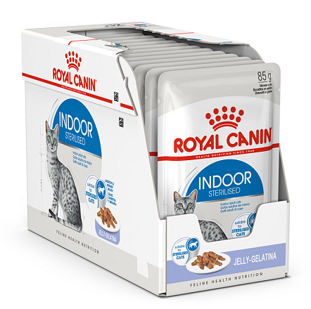 Royal Canin kattenvoer Indoor in Jelly 12 x 85 gr