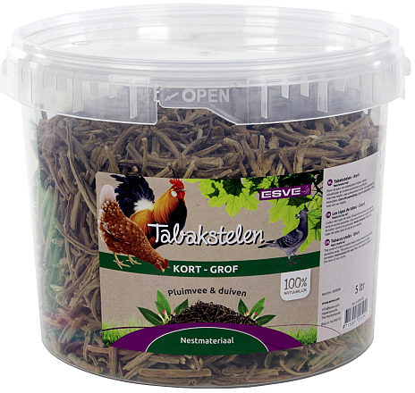 ESVE Tabakstelen Grof in Emmer 5 ltr