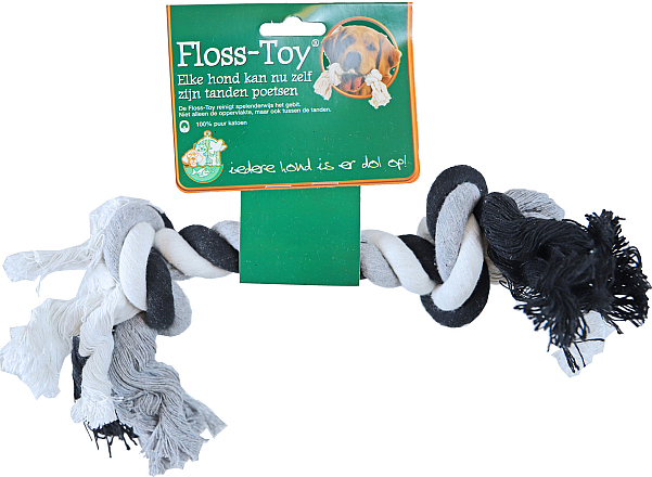 Boon Floss-Toy Large zwart/wit