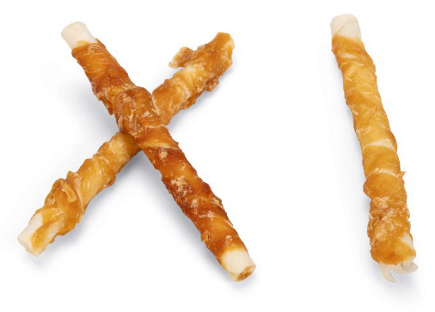 Beeztees Kerst Kauwstaafjes Kip 18 st