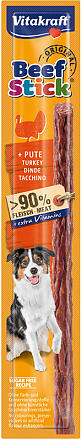 Vitakraft Beef Stick Original kalkoen <br>4 x 12 gr