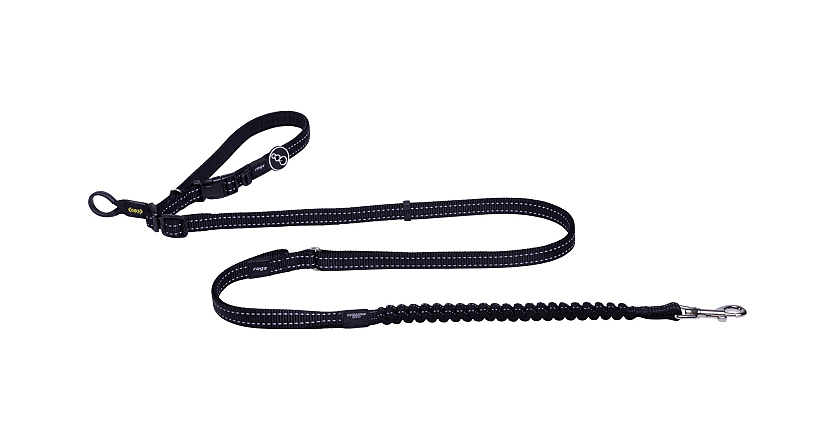 Rogz Hondenlijn Utility Handsfree Zwart